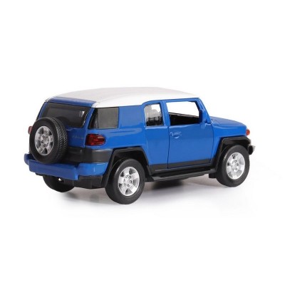 Машина "АВТОПАНОРАМА" Toyota FJ Cruiser, синий, 1/32, свет, звук, инерция, в/к 17,5*13,5*9 см