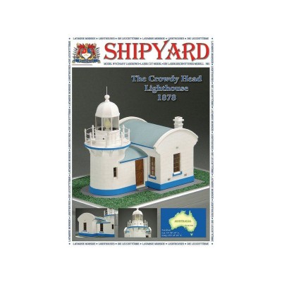 Сборная картонная модель Shipyard маяк Lighthouse Crowdy Head (№1), 1/72