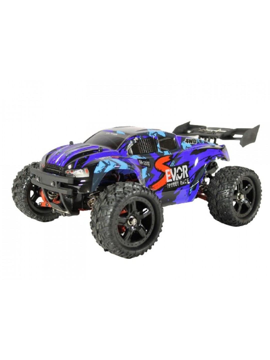 Радиоуправляемая трагги Remo Hobby S EVO-R Brushless UPGRADE V2.0 (синяя) 4WD 2.4G 1/16 RTR