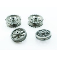 Запасные части для танков Heng Long Sturmgeschutz III, Panzerkampfwagen III вед. звездочки, ленивцы Запасные части для танков Heng Long Sturmgeschutz III, Panzerkampfwagen III вед. звездочки, ленивцы