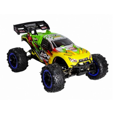 Радиоуправляемая трагги Remo Hobby EVO-R Brushless (зеленая) 4WD 2.4G 1/8 RTR