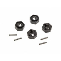 Гайка колесная шестигранная 1.5x10.2x8 мм, 4шт. Гайка колесная шестигранная 1.5x10.2x8 мм, 4шт.