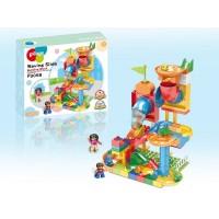 Конструктор Pilage Два пути (142 детали), лабиринт с шариками и воронками