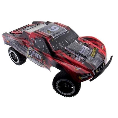 Радиоуправляемый шорт-корс Remo Hobby 9EMU (красный) 4WD 2.4G 1/8 RTR