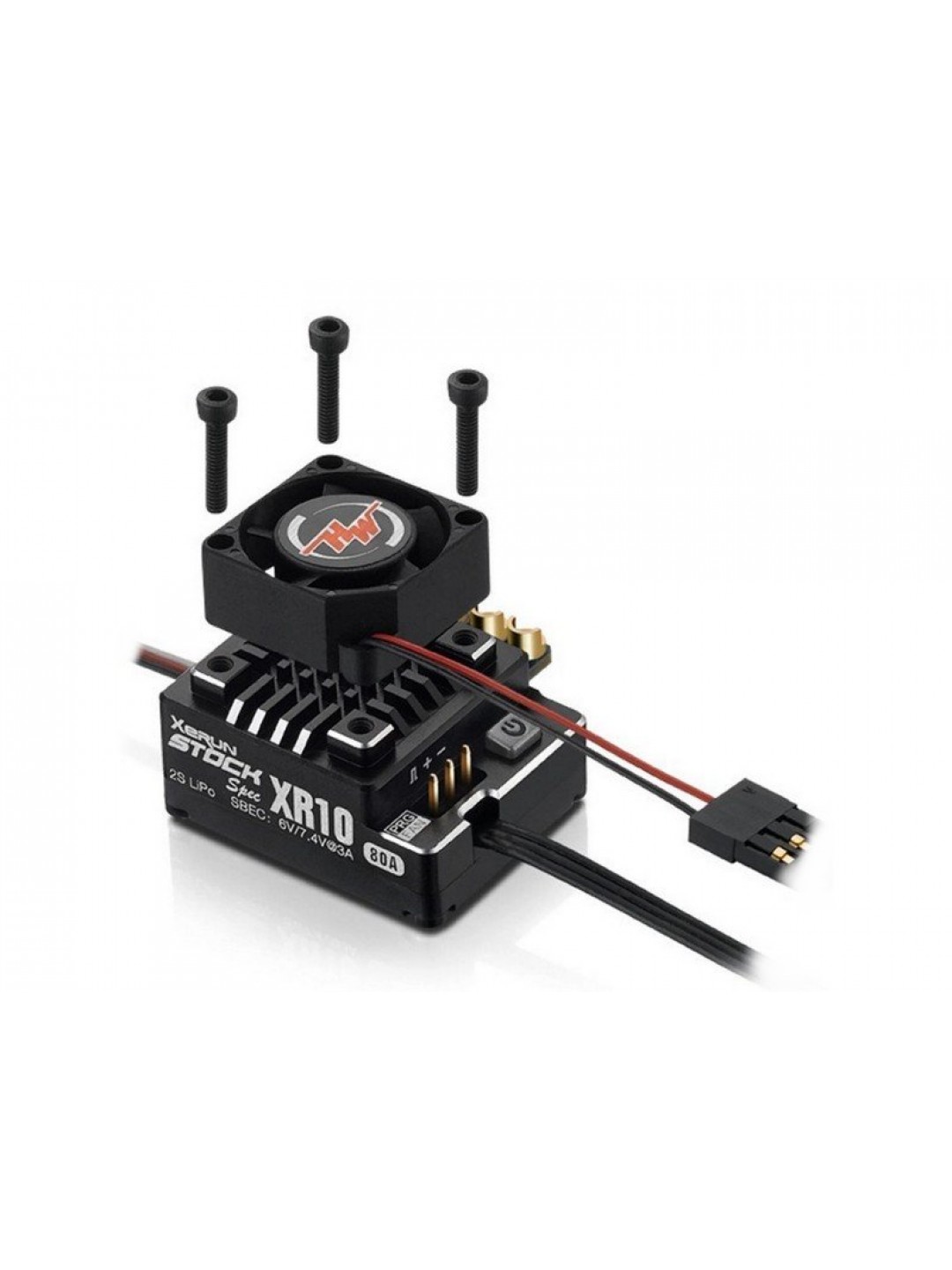 Бесколлекторный регулятор Hobbywing XERUN XR10 PRO-STOCK SPEC Black (80A-200A, 1/10, 1/12)