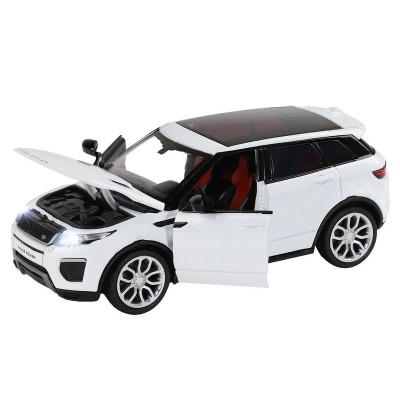 Машина "АВТОПАНОРАМА" Range Rover Evoque, белый, 1/32, свет, звук, инерция, в/к 17,5*13,5*9 см