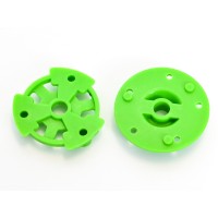 Пластины фиксации сцепления 2шт для Remo Hobby 1/8, тюнинг, зеленые Пластины фиксации сцепления 2шт для Remo Hobby 1/8, тюнинг, зеленые