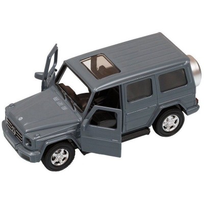 Машина "АВТОПАНОРАМА" Mercedes-Benz G350d, серый, 1/42, инерция, откр. двери, в/к 17,5*12,5*6,5 см