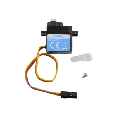 Сервомашинка 9g для планера Top RC Lightning 2100 (руль), провод 150мм Сервомашинка 9g для планера Top RC Lightning 2100 (руль), провод 150мм