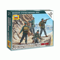 Сборные солдатики ZVEZDA Немецкие горные стрелки, 1/72 Сборные солдатики ZVEZDA Немецкие горные стрелки, 1/72