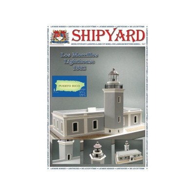 Сборная картонная модель Shipyard маяк Lighthouse Los Morrillos (№30), 1/72