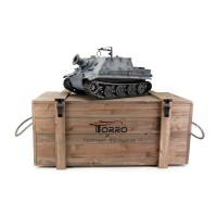 Радиоуправляемый танк Torro Sturmtiger PRO 1/16 ВВ-пушка, деревянная коробка V3.0 2.4G RTR Радиоуправляемый танк Torro Sturmtiger PRO 1/16 ВВ-пушка, деревянная коробка V3.0 2.4G RTR