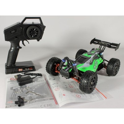 Радиоуправляемая багги Remo Hobby Dingo UPGRADE V2.0 (зеленая) 4WD 2.4G 1/16 RTR