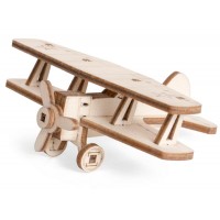 Деревянный конструктор Lemmo Самолет И-15, 14 деталей Деревянный конструктор Lemmo Самолет И-15, 14 деталей