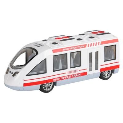 Машина AUTODRIVE Поезд инерционный, свет, звук, цвет белый, в/п, 31,2*7*28,5 см, , Машина AUTODRIVE Поезд инерционный, свет, звук, цвет белый, в/п, 31,2*7*28,5 см, ,