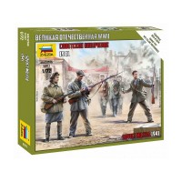 Сборные солдатики ZVEZDA Советское ополчение, 1/72