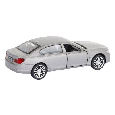 Машина "АВТОПАНОРАМА" BMW 760 LI, серебряный, 1/46, инерция, в/к 17,5*12,5*6,5 см