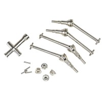 Приводные валы CVD стальные для автомодели MJX 16108, 4шт Приводные валы CVD стальные для автомодели MJX 16108, 4шт