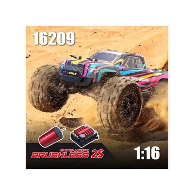 Радиоуправляемый монстр MJX Hyper Go 16209 Brushless 4WD 2.4G LED 1/16 RTR