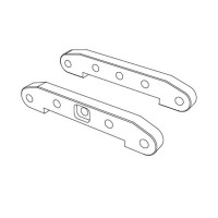 Пластина крепления осей передних/задних рычагов подвески для автомоделей MJX 10208 Пластина крепления осей передних/задних рычагов подвески для автомоделей MJX 10208