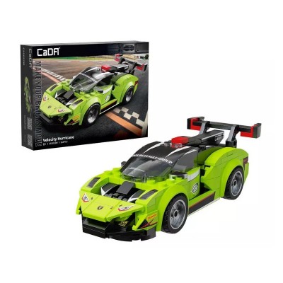 Конструктор CaDA спортивная машинка Velocity Hurricane 1/24 (165 деталей)