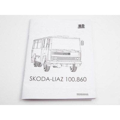 Сборная модель AVD Автобус Skoda-Liaz 100.860, 1/43