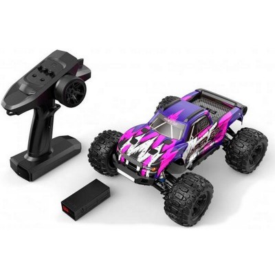 Радиоуправляемый монстр MJX Hyper Go H16H (фиолетовый) 4WD 2.4G LED GPS 1/16 RTR