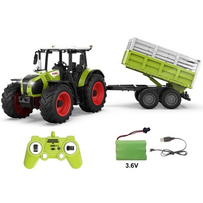 Радиоуправляемый трактор с прицепом Double Eagle CLAAS ARION 660 1/24 2.4G RTR