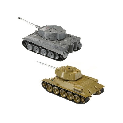 Радиоуправляемый танковый бой Torro Т34/85 и Tiger 1 1/30, RTR