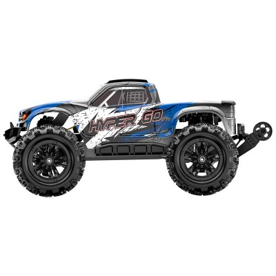 Радиоуправляемый монстр MJX Hyper Go H16H (синий) 4WD 2.4G LED GPS 1/16 RTR