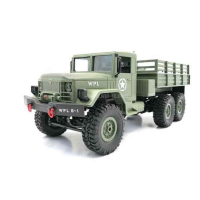 Радиоуправляемая машина WPL B-16R военный грузовик (серый) 6WD 2.4G 1/16 RTR