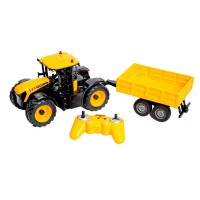 Радиоуправляемый фермерский трактор с прицепом Double Eagle JCB Fastrac 4220 1/24 2.4G RTR Радиоуправляемый фермерский трактор с прицепом Double Eagle JCB Fastrac 4220 1/24 2.4G RTR