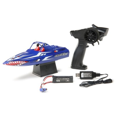 Радиоуправляемый катер ProBoat Sprintjet 9-inch Self-Right Jet Boat (синий) RTR