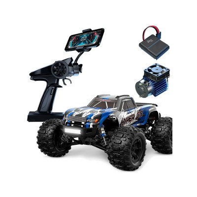 Радиоуправляемый монстр MJX Hyper Go H16H (синий) 4WD 2.4G LED GPS 1/16 RTR