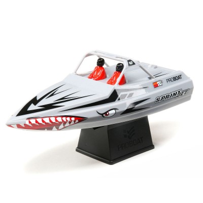 Радиоуправляемый катер ProBoat Sprintjet 9-inch Self-Right Jet Boat (серебряный) RTR