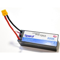 Аккумулятор Li-Po Spard 8000mAh, 7.4V, 60C, XT60, XL Hardcase (140x48x49мм) для авто 1/10, 1/8 Аккумулятор Li-Po Spard 8000mAh, 7.4V, 60C, XT60, XL Hardcase (140x48x49мм) для авто 1/10, 1/8