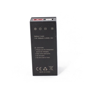 Аккумулятор Li-Po 850mAh, 7,4V, T‐plug для автомодели MJX 16108