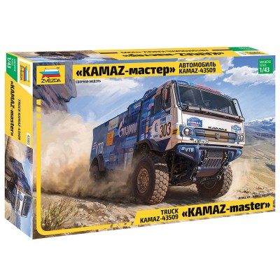 Сборная модель ZVEZDA Автомобиль KAMAZ-43509 "KAMAZ-Master", 1/43