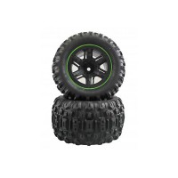 Колесо в сборе 16300S для автомодели MJX 16108, зеленое, 2 шт Колесо в сборе 16300S для автомодели MJX 16108, зеленое, 2 шт