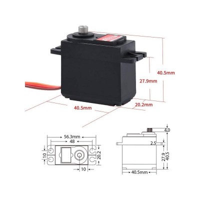 Сервомашинка цифровая JX Servo PDI-5508MG (55.6г/8.2/0.07/6V) стандартная