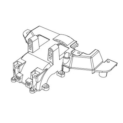 Крышка корпуса заднего дифференциала для автомоделей MJX 10208