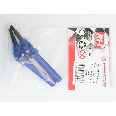 Карданные привода передние для Remo Hobby MMAX, EX3 1/10, тюнинг, синие