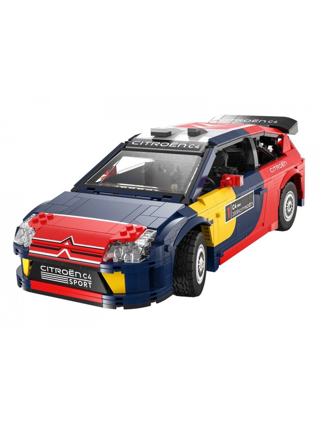 Конструктор CaDA раллийный автомобиль 2008 Citroen C4 WRC 1/12 (1569 деталей)