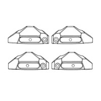 Защитные пластины амортизаторов для автомоделей MJX 10208