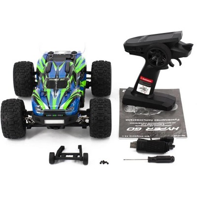 Радиоуправляемый монстр MJX Hyper Go 16108 (зеленый) 4WD 2.4G LED 1/16 RTR