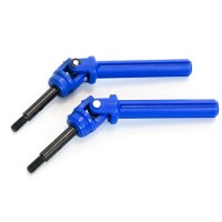 Ось колеса задняя с крестовиной и муфтой привода для Remo Hobby 1/8, тюнинг, синяя Ось колеса задняя с крестовиной и муфтой привода для Remo Hobby 1/8, тюнинг, синяя
