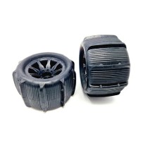 Колесо в сборе 14300E2 для автомодели MJX 14210, 2 шт Колесо в сборе 14300E2 для автомодели MJX 14210, 2 шт