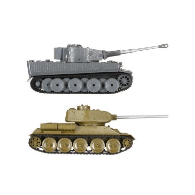 Радиоуправляемый танковый бой Torro Т34/85 и Tiger 1 1/30, RTR