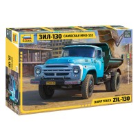 Сборная модель ZVEZDA Самосвал ЗиЛ 130 с кузовом ММЗ (1974-1977), 1/43 Сборная модель ZVEZDA Самосвал ЗиЛ 130 с кузовом ММЗ (1974-1977), 1/43