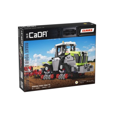 Конструктор CaDA трактор CLAAS XERION 5000 TRAC TS 1/32 (1336 деталей)